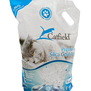 Catfield Sapphire Premium Sílica Gel Areia Absorvente para gatos 